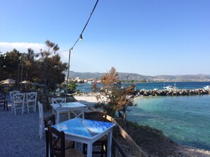 Outdoor dining - Ireo the fishing village.  Two room apartment. (Ireo)