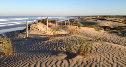 Pretty Villa with swimming pool, on the edge of the forest, close to the beach