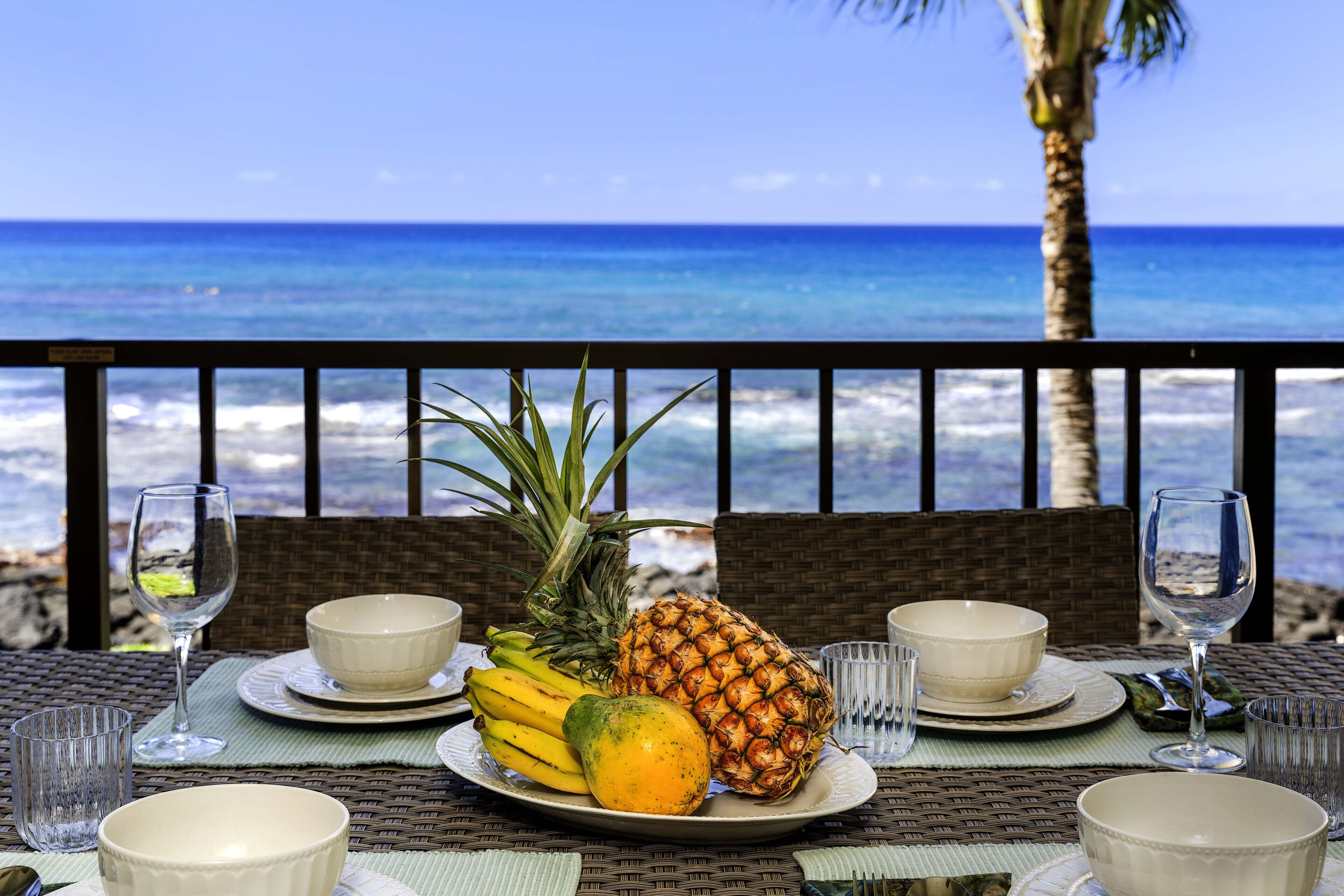 Beautiful Oceanfront Kona Bali Kai Unit #203 Two Bedroom Condo now with A/C!!