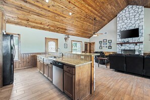 Interior - 1-story home with pool, huge outdoor gathering space, less than 5-minute drive to THE Frio River (Concan)