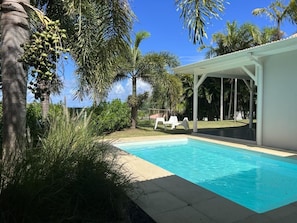 Pool - EAST KEYS Villa Muscade: pool, BBQ, unobstructed view, 3CH/2SDB, 5mn from the beach (LE VAUCLIN)