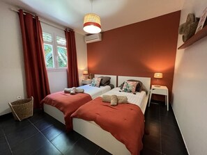 3 bedrooms, iron/ironing board, travel crib, free WiFi - EAST KEYS Villa Muscade: pool, BBQ, unobstructed view, 3CH/2SDB, 5mn from the beach (LE VAUCLIN)