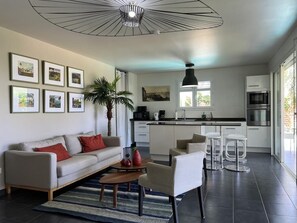 Living area - EAST KEYS Villa Muscade: pool, BBQ, unobstructed view, 3CH/2SDB, 5mn from the beach (LE VAUCLIN)