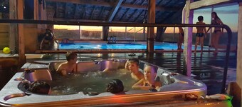 Bauernhof von Antan Gers privaten See beheiztes Schwimmbad Spa 2 Zimmer Party 100+ Gite 29+