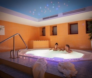 Sauna, spa, bain de vapeur, massage aux pierres chaudes