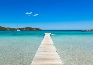 Beach nearby, sun-loungers
