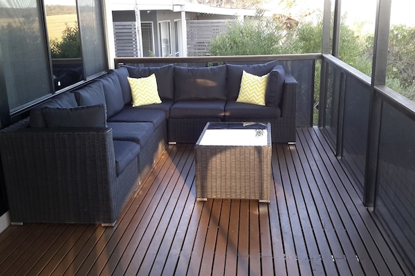 Outdoor Couch with a view.