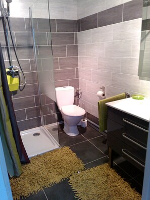 Shower, hair dryer, towels - the cottages of castera NORMANDIE (Aire-Sur-L'adour)