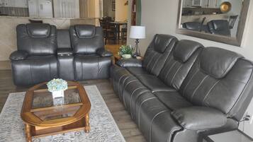 Smart TV, DVD player, books