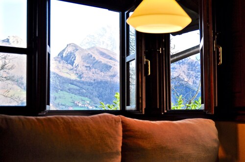 Vuorinäköala Picos de Europa: ssa. Salaisuus.