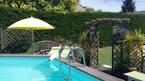 Outdoor pool - House **** with pool, near Saint Emilion, eco-lodge, massage, 8 people (Caumont)