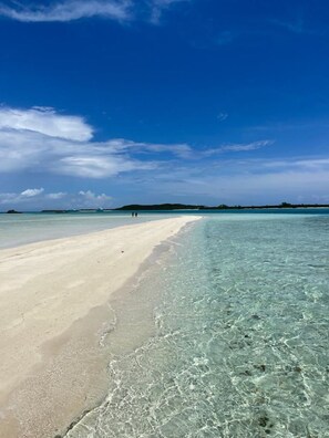 Aan het strand