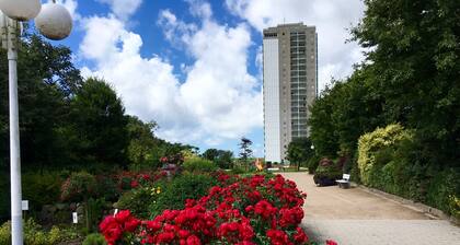 Just behind the dike at the Pearl Bay, 'WLAN', close to the center in Büsum am Kurpark