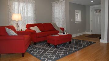 Smart-tv, dvd-spelare och ett filmbibliotek