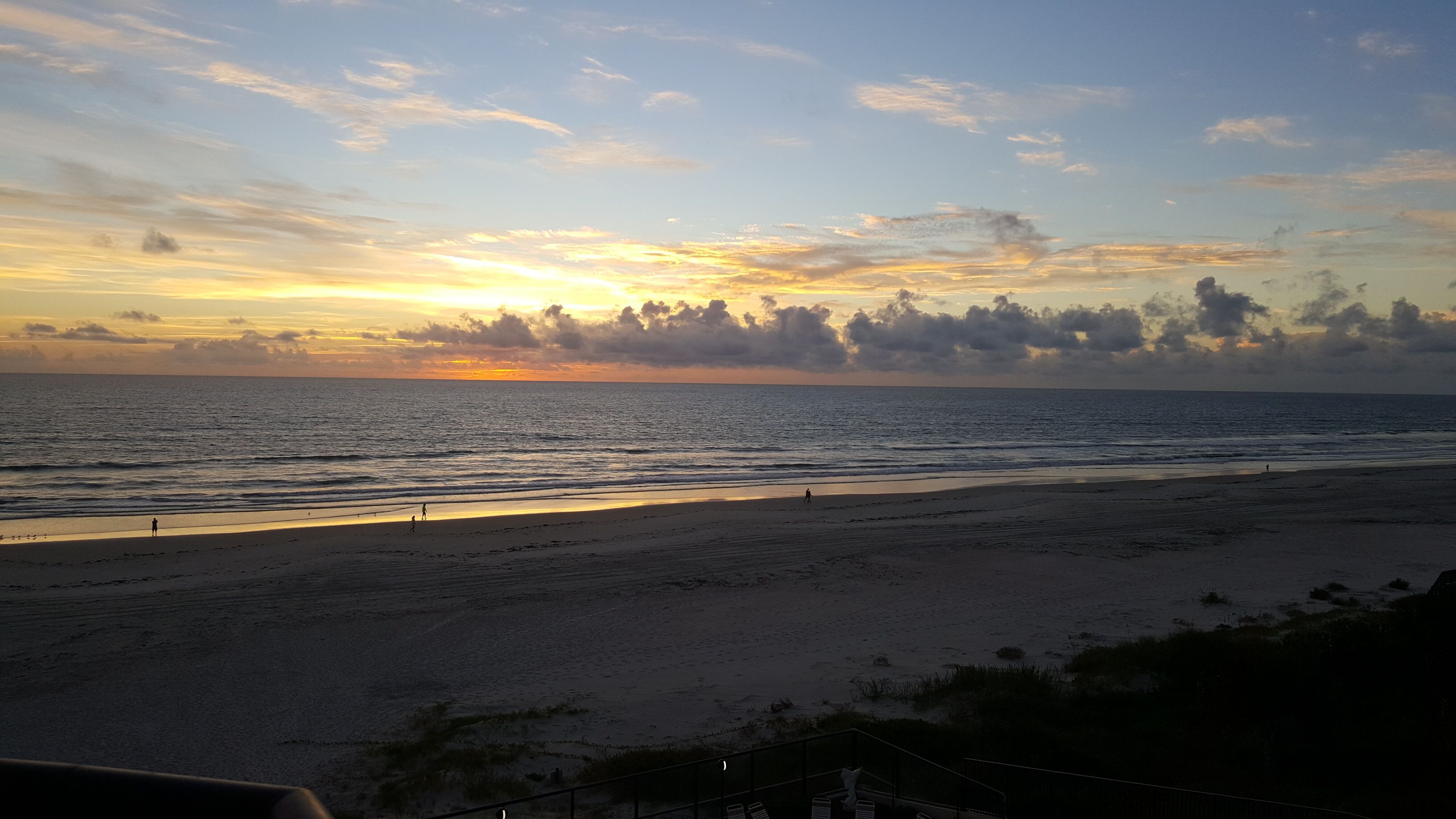 Amazing sunrise from the balcony
