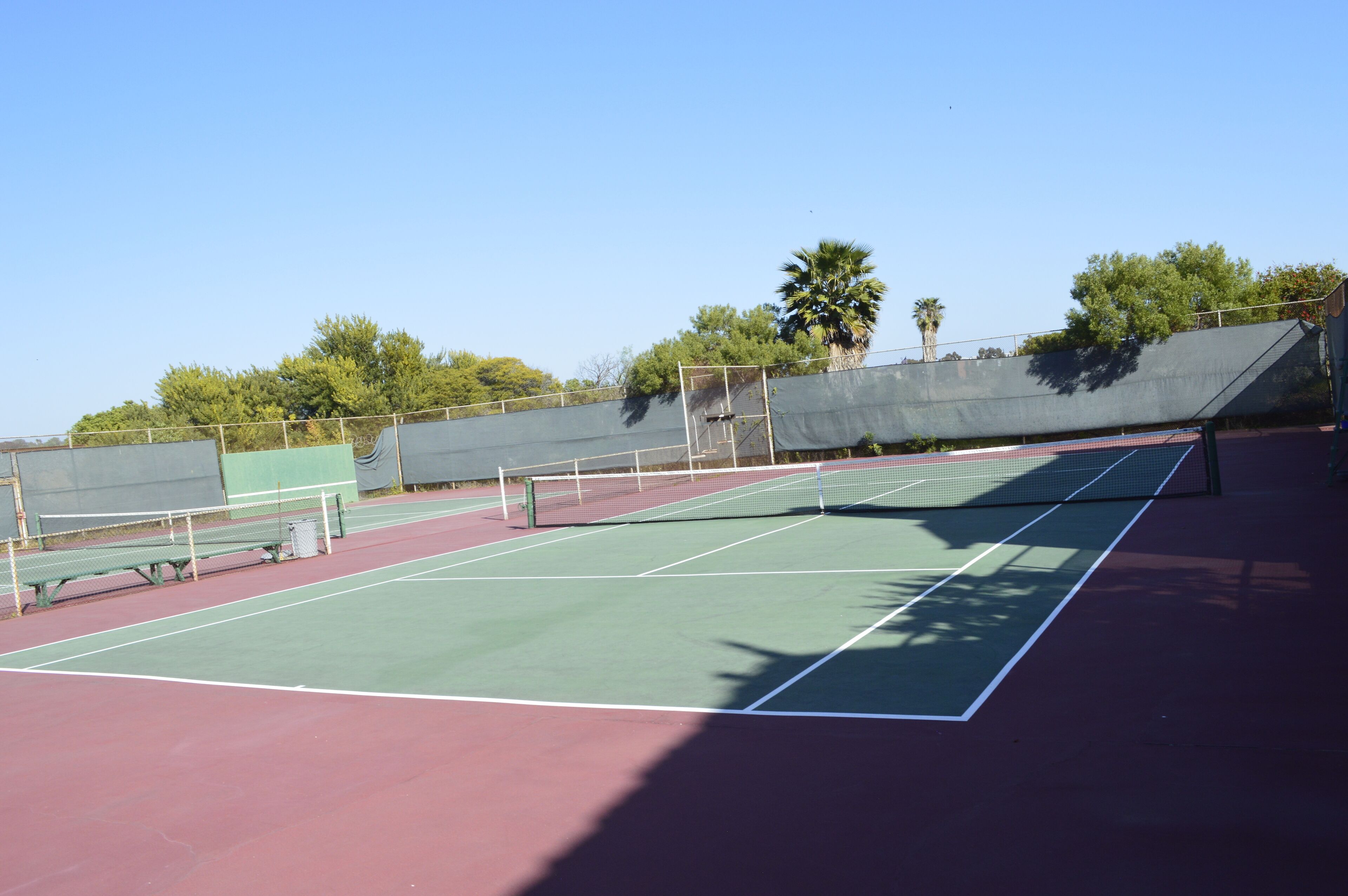 Tennis courts - there are 3 courts available for the St Malo community to use. 