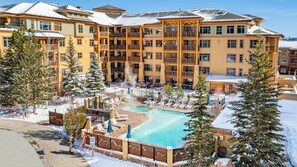 A heated pool - Unequalled Ski in Out Location Next to Gondola, Renovated 1BR, Pool, Condo Nast Winner B214B (Park City)