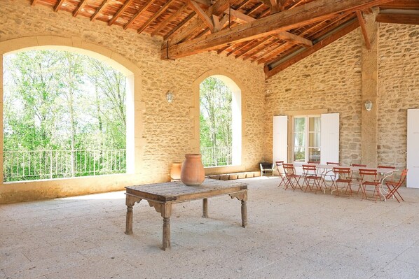 Restauration en plein air