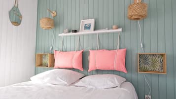 3 chambres, fer et planche à repasser, lit parapluie, Wi-Fi gratuit