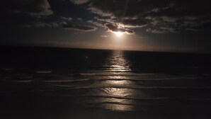 On the beach, sun-loungers, beach towels - Brandy's Direct Ocean View Over The Large Heated Pool & Hot Tub, Sleeps 4 (Daytona Beach)