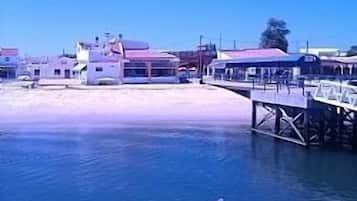 Beach nearby, sun-loungers