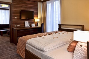 高级公寓, 1 张特大床, 城市景观 | 客房景观