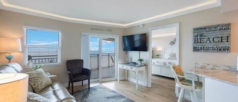 Smart TV, books, stereo, printers