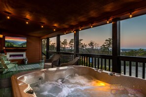 Idromassaggio all'aperto