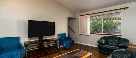 TV, fireplace, Netflix, streaming services