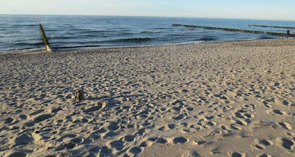 Exclusive FeWo / 2Schlafz./ Dream location / barrier-free / beach 200m / washer-dryer / W-LAN