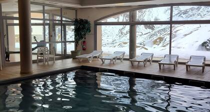 La Mongie 2 piÚces 4 personnes Résidence Pic du Midi parking et piscine