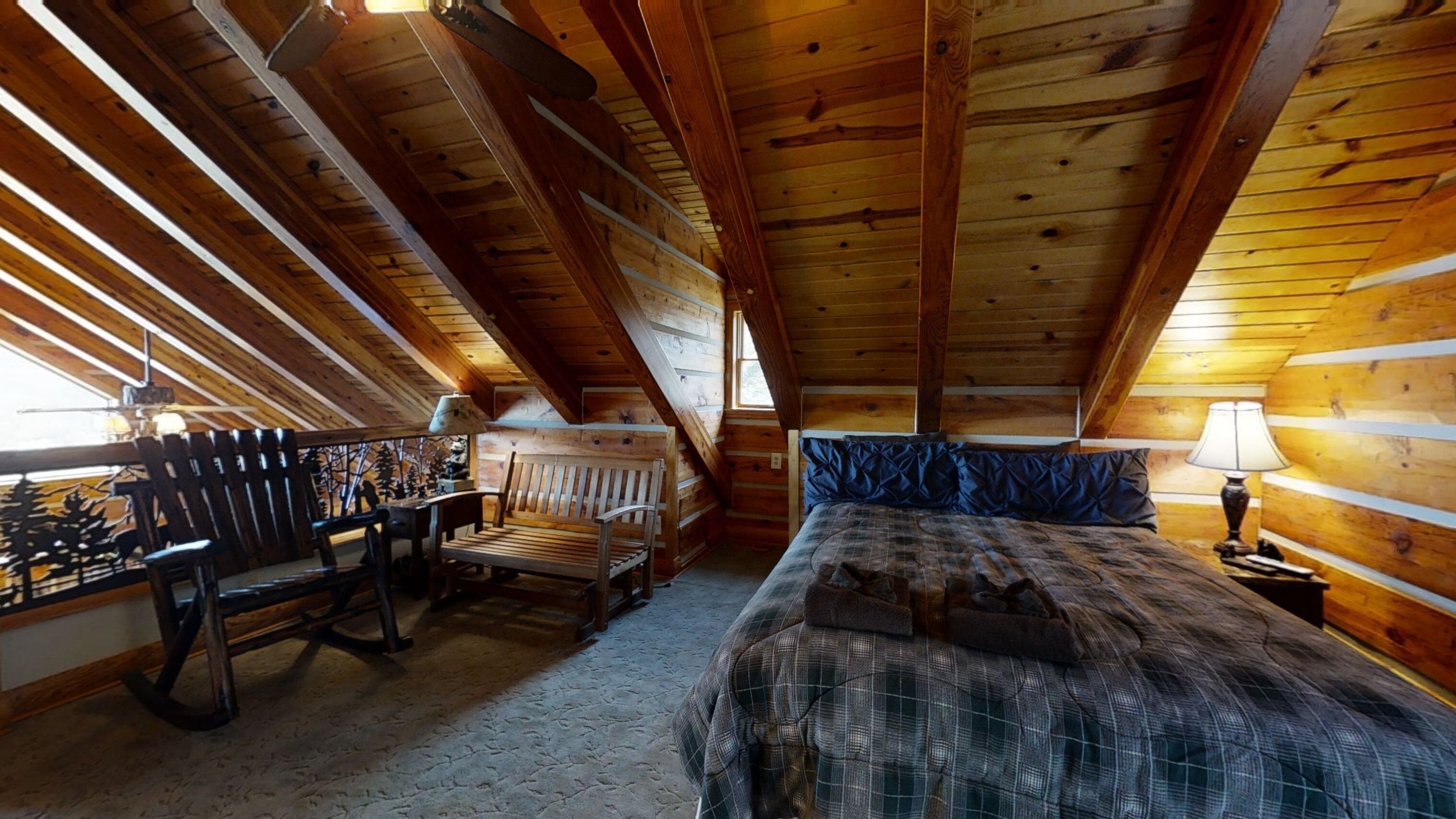 Bear Cave 4 Bedroom Cabin by RedAwning