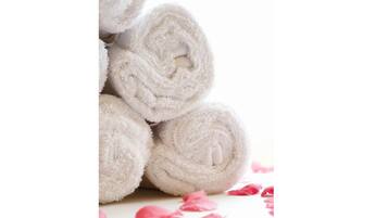 Shower, free toiletries, towels