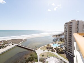 On the beach - 2BR/2BA Remodeled-All Rooms are Oceanfront! 12th Floor-2 Balconies-Beach Locker! (Myrtle Beach)