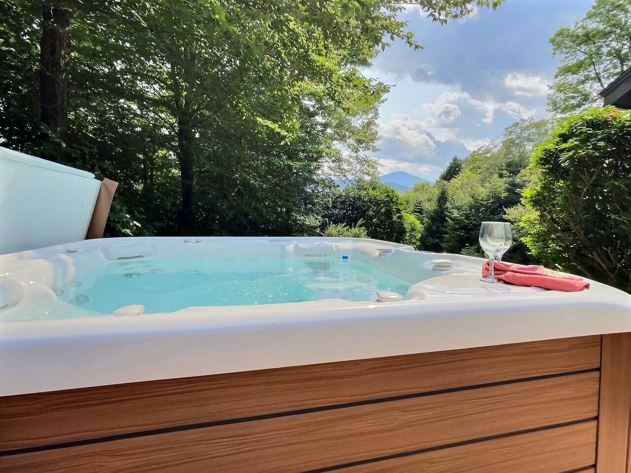 5 person salt water hot tub