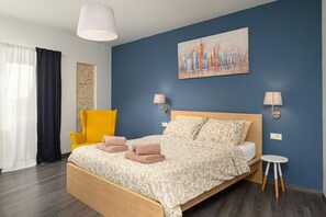 3 slaapkamers, een kluis op de kamer, een strijkplank/strijkijzer