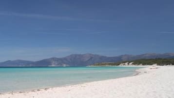 Aan het strand