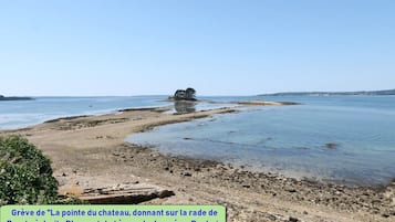 Beach nearby, sun-loungers