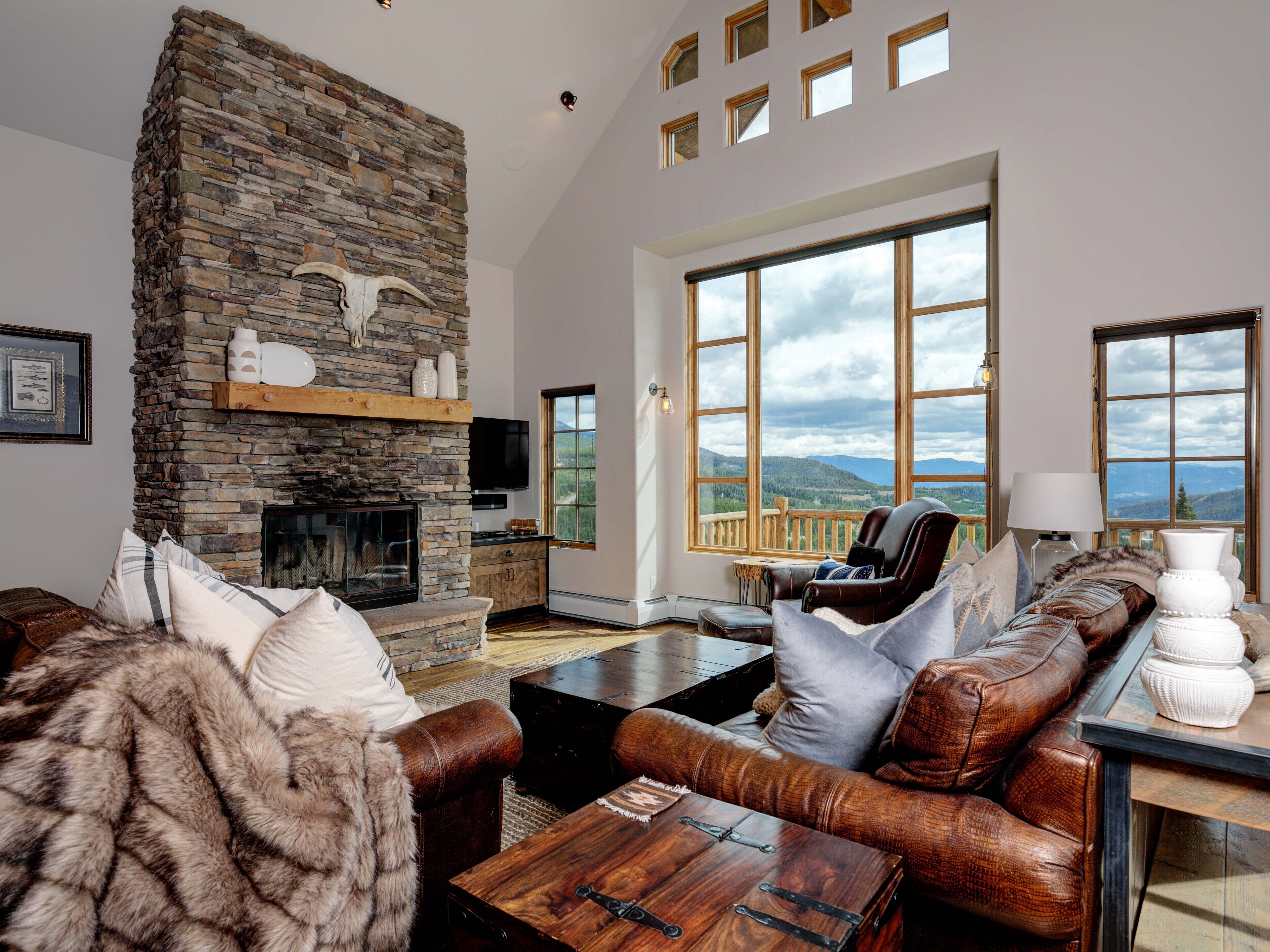 TV connectée, cheminée, jeux vidéo, lecteur de DVD