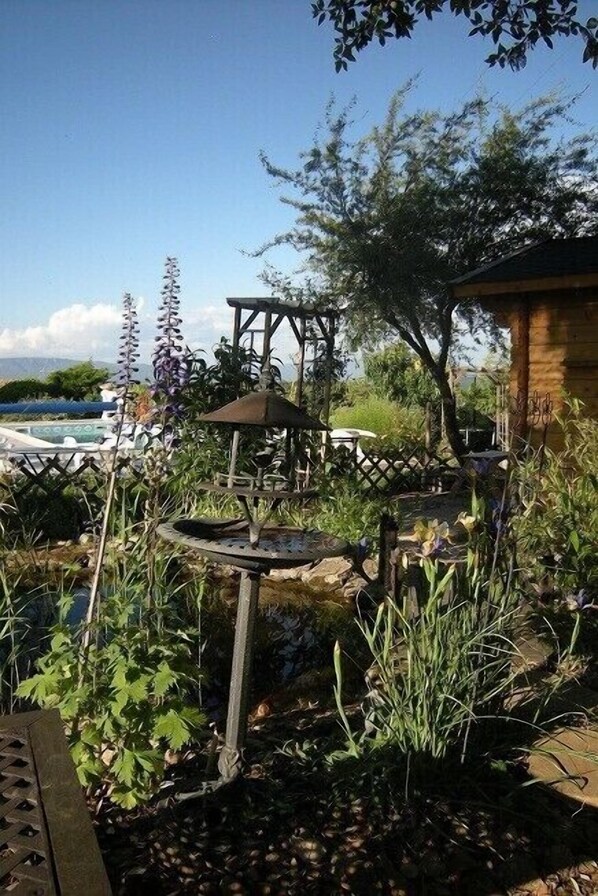 Property grounds - In a farmhouse with pool on the upland of a Provencal village (Vernègues)