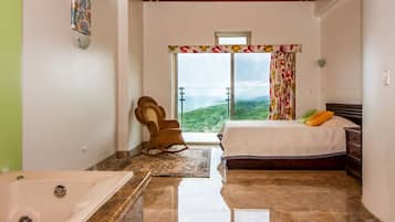 2 bedrooms, desk, travel crib, WiFi