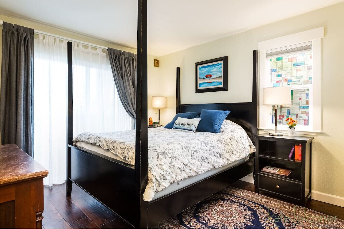 2 bedrooms, iron/ironing board, travel crib, WiFi