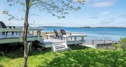 Charming 3BR, 1.5BA beachfront cottage with multi-level decks