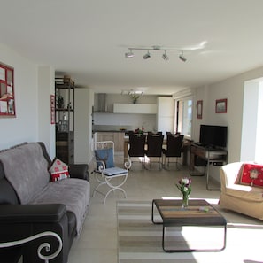 TV, fireplace, DVD player, table tennis