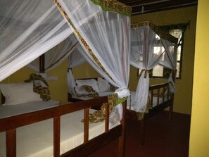 Free WiFi, bed sheets