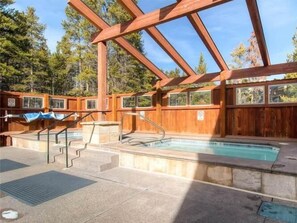 Indoor pool, outdoor pool