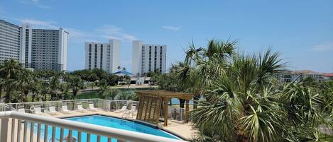 Indoor pool, outdoor pool