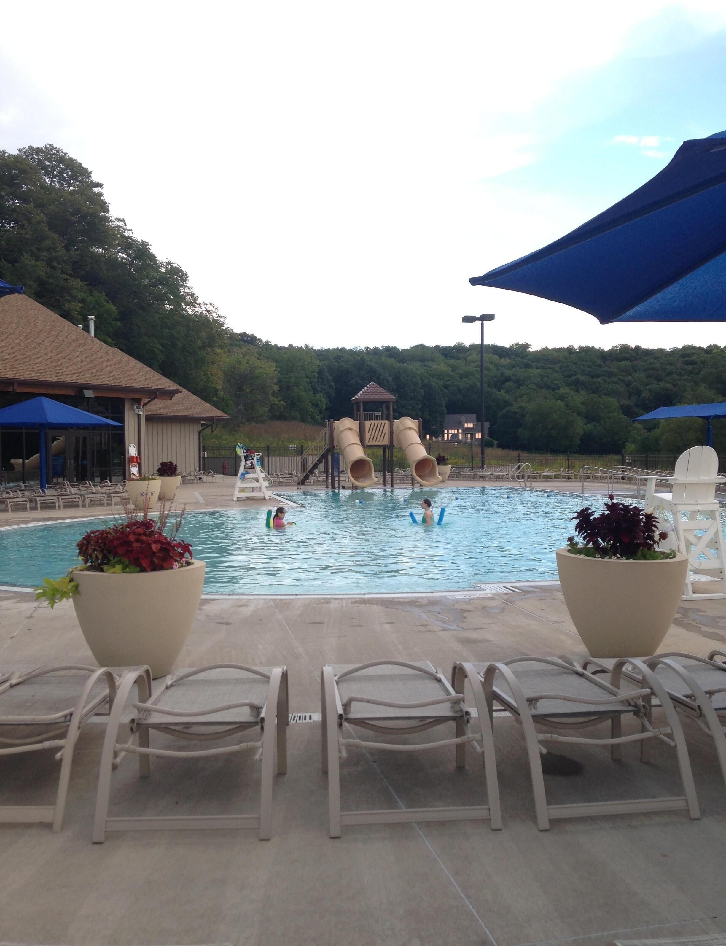 This pool is massive!  Much bigger then the eye can imagine.  
