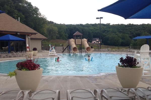 This pool is massive! Much bigger then the eye can imagine.
