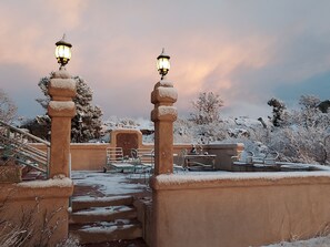Terrace/patio - Luxury Villa with unobstructed Rocky Mountain & nature views in every direction (La Veta)